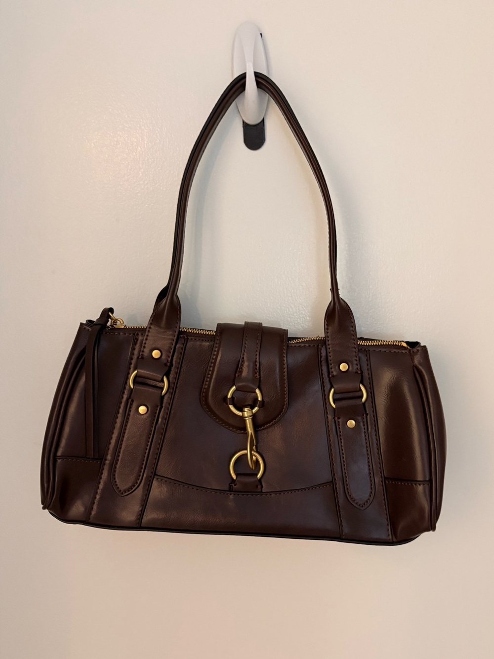 Mango Brown Shoulder Bag